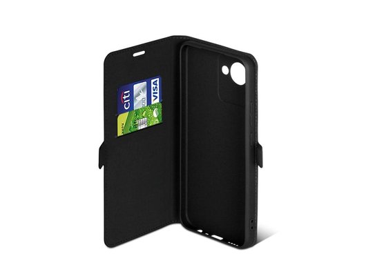 Чехол DF для Realme C30/Narzo 50i Prime rmFlip-30 (black)